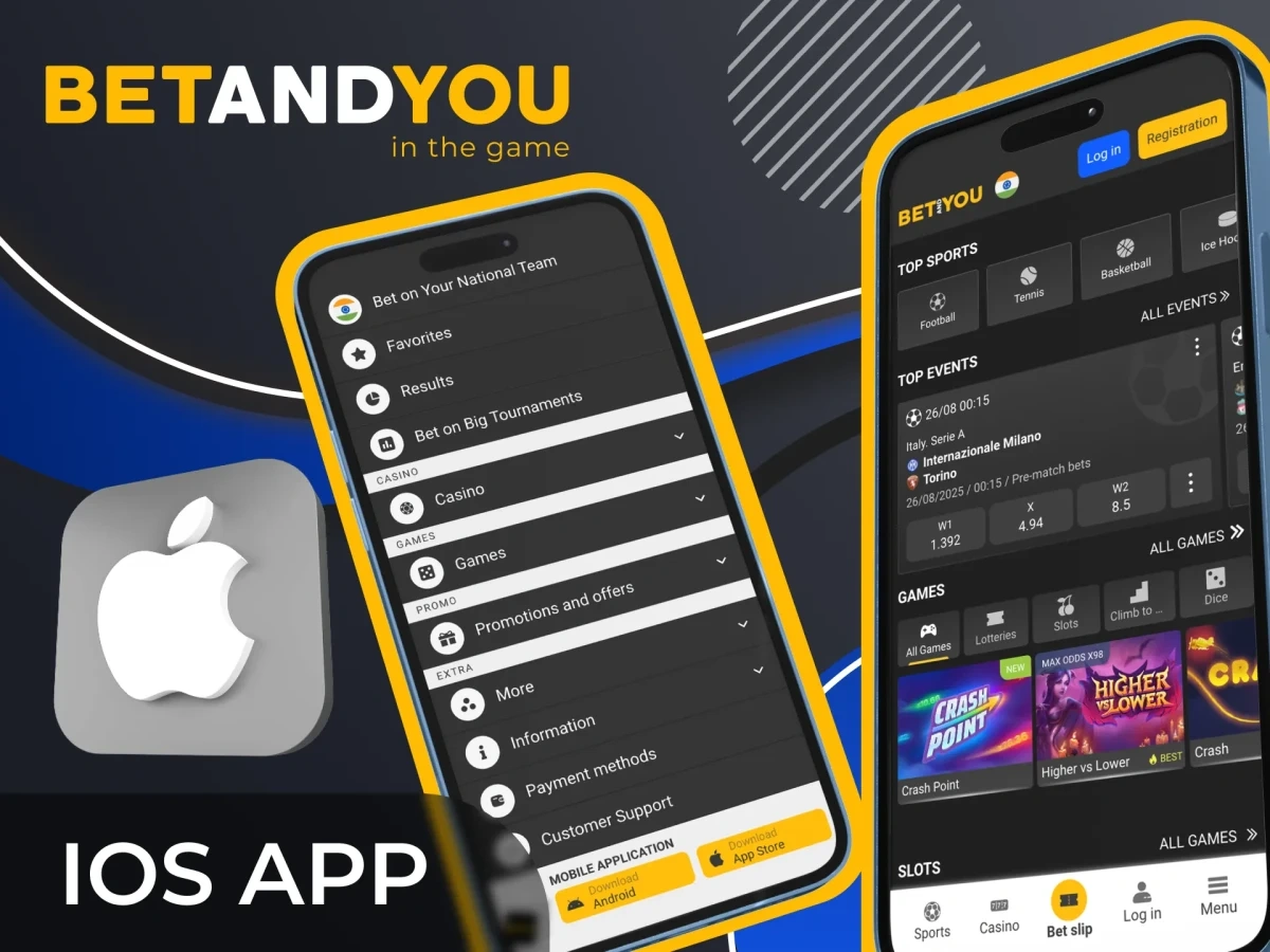 Bet and You mobile app